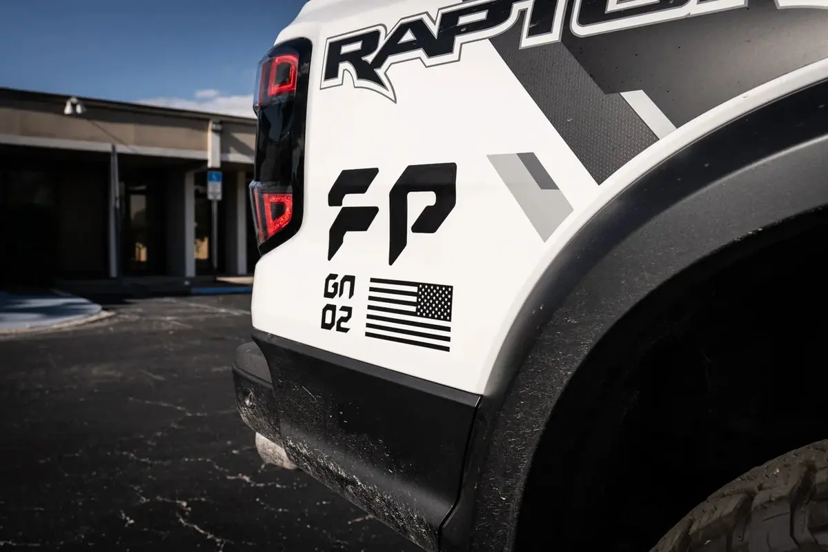 Fp Gn 02 Fender Decals - 2024+ Ranger Raptor 1