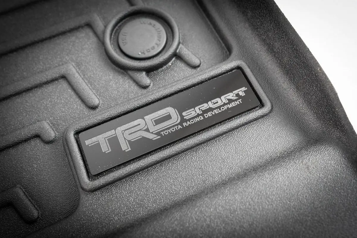 "Trd Sport" Weathertech Floor Mat Logo (Etched Acrylic) - Universal 1
