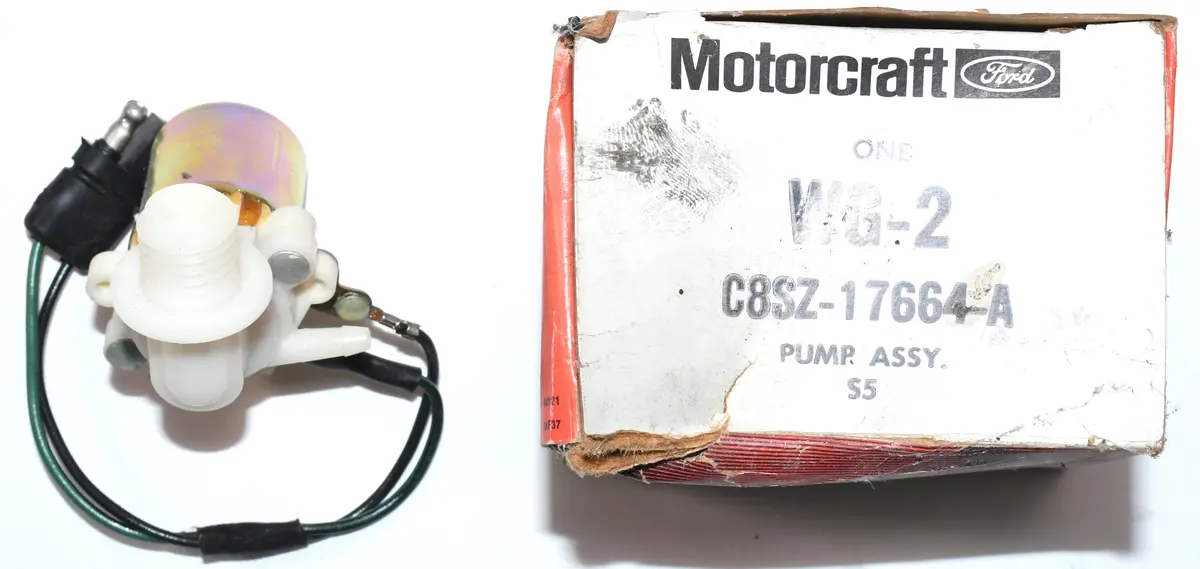 New Oem Windshield Washer Pump Assy For 1968-1970 Thunderbird Wg-62 C8sz-17664-A 1