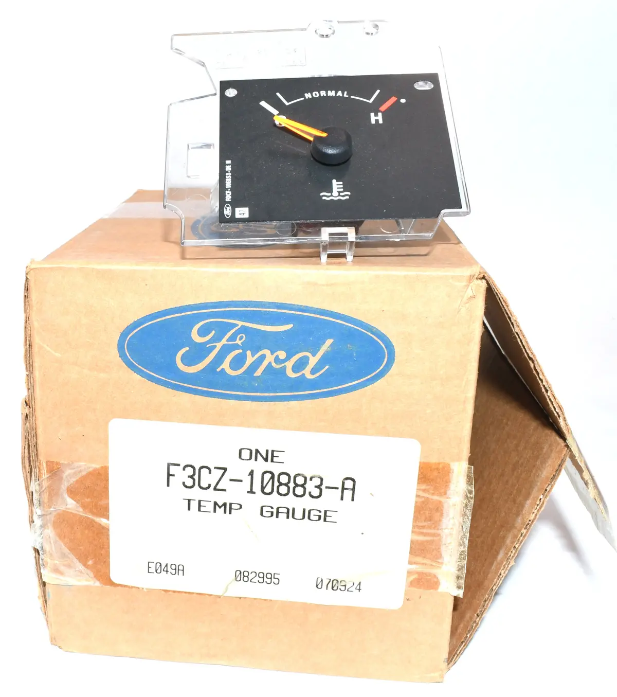 New Nos Ford Temperature Gauge For 1994 Escort, Tracer W/O Tach F3cz-10883-A 1