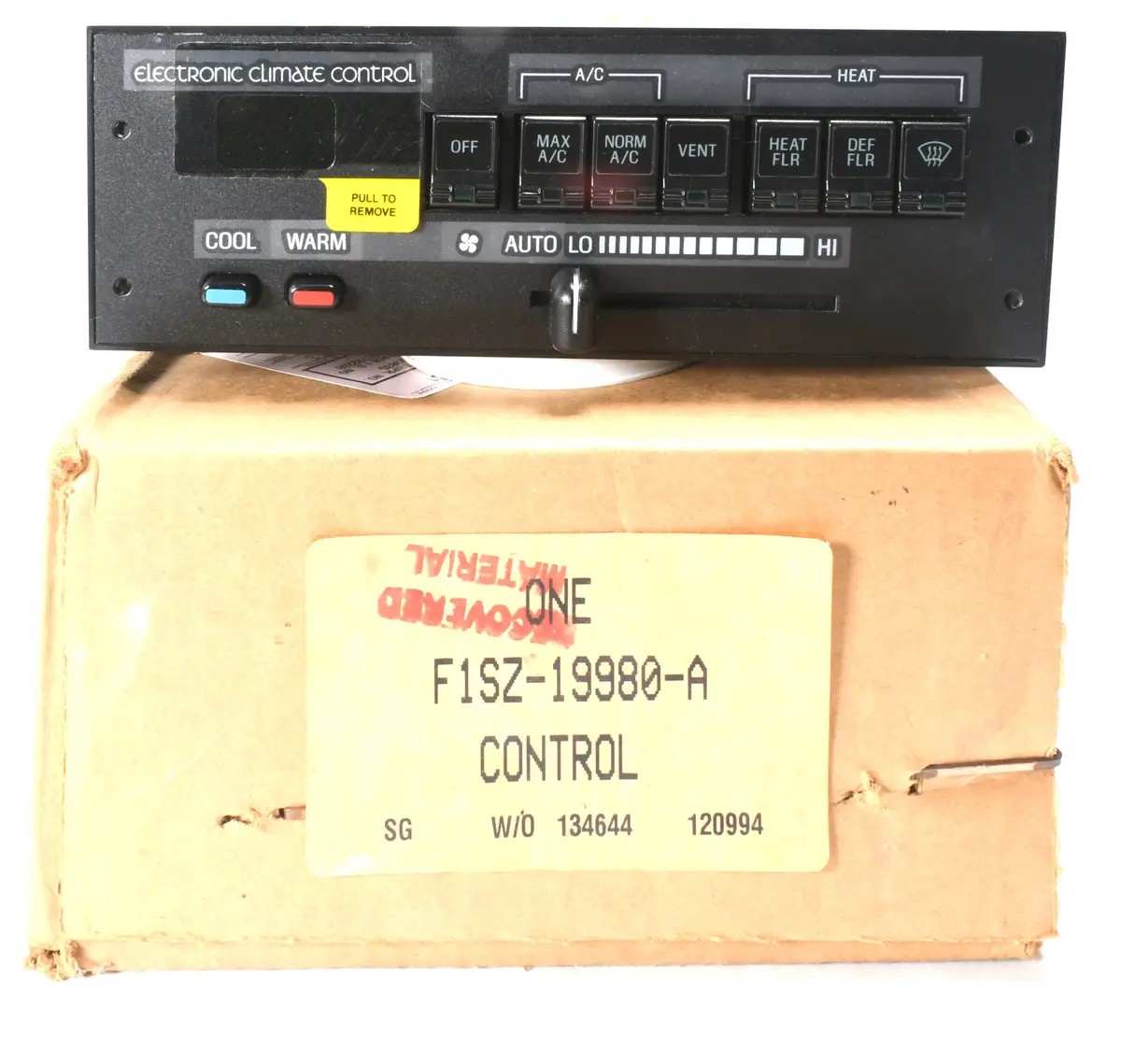 New Nos Heat A/C Controller Head 1991-1993 Thunderbird Cougar F1sz-19980-A 1