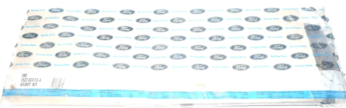 Nos Ford 2.3L Engine Lower Gasket Set, Compatible With 1988-1990 Mustang,  1988 Thunderbird E8zz-6E078-A 1