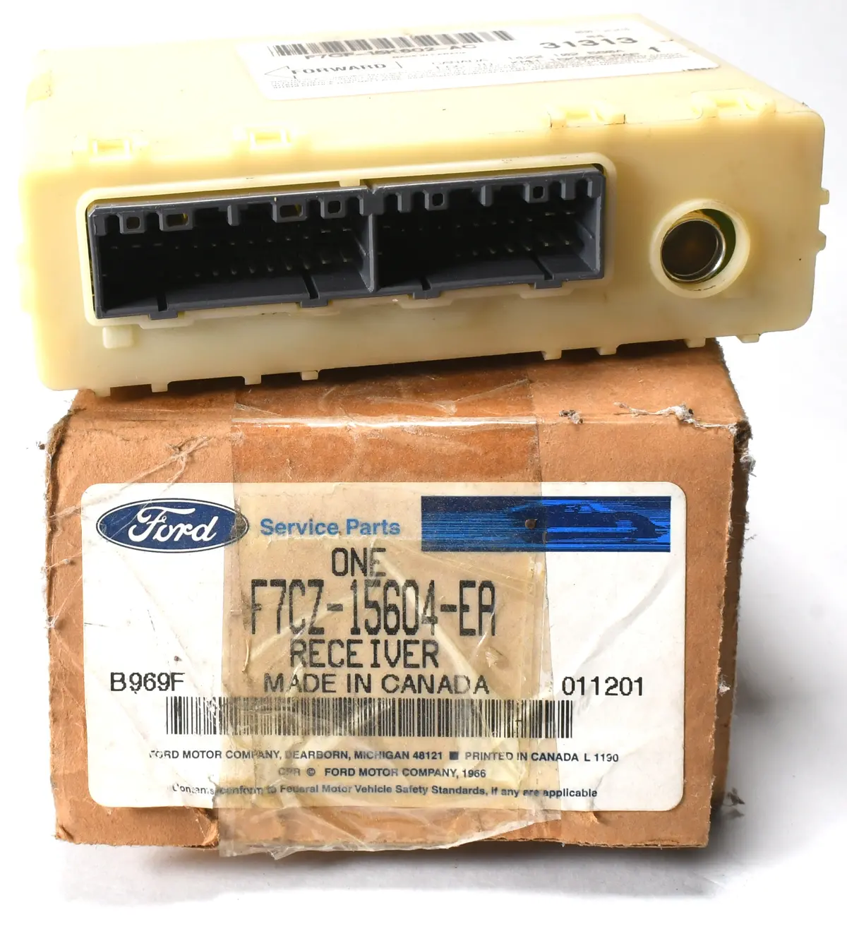 New Nos Ford Keyless Remote Receiver 1997 Mercury Capri F7cz-15604-Ea 1