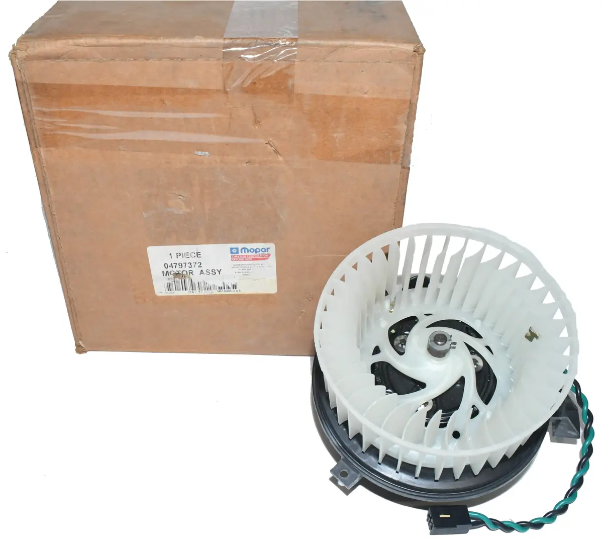 New Hvac Blower Motor With Wheel For Select 1995-2004 Chrysler, Dodge And Plymouth Cars.  Chrysler Pn 4797372 1
