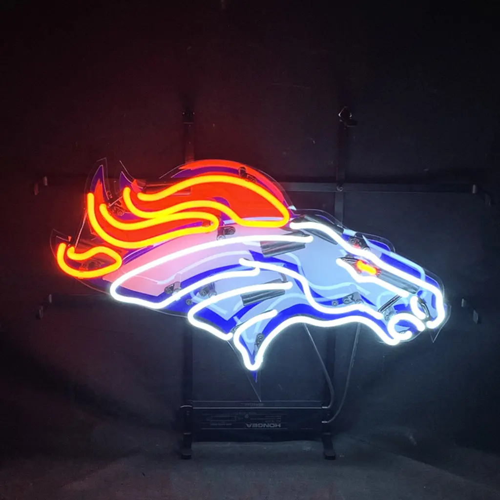 Denver Broncos Horse Neon Signs Light 1
