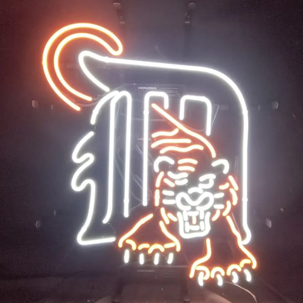 Detroit Tigers Neon Signs Light 1
