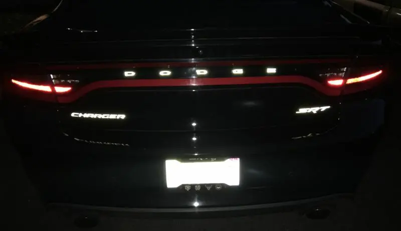 Dodge Trunk Lettering Emblem Overlay Decal - 2011-2023 Charger 10