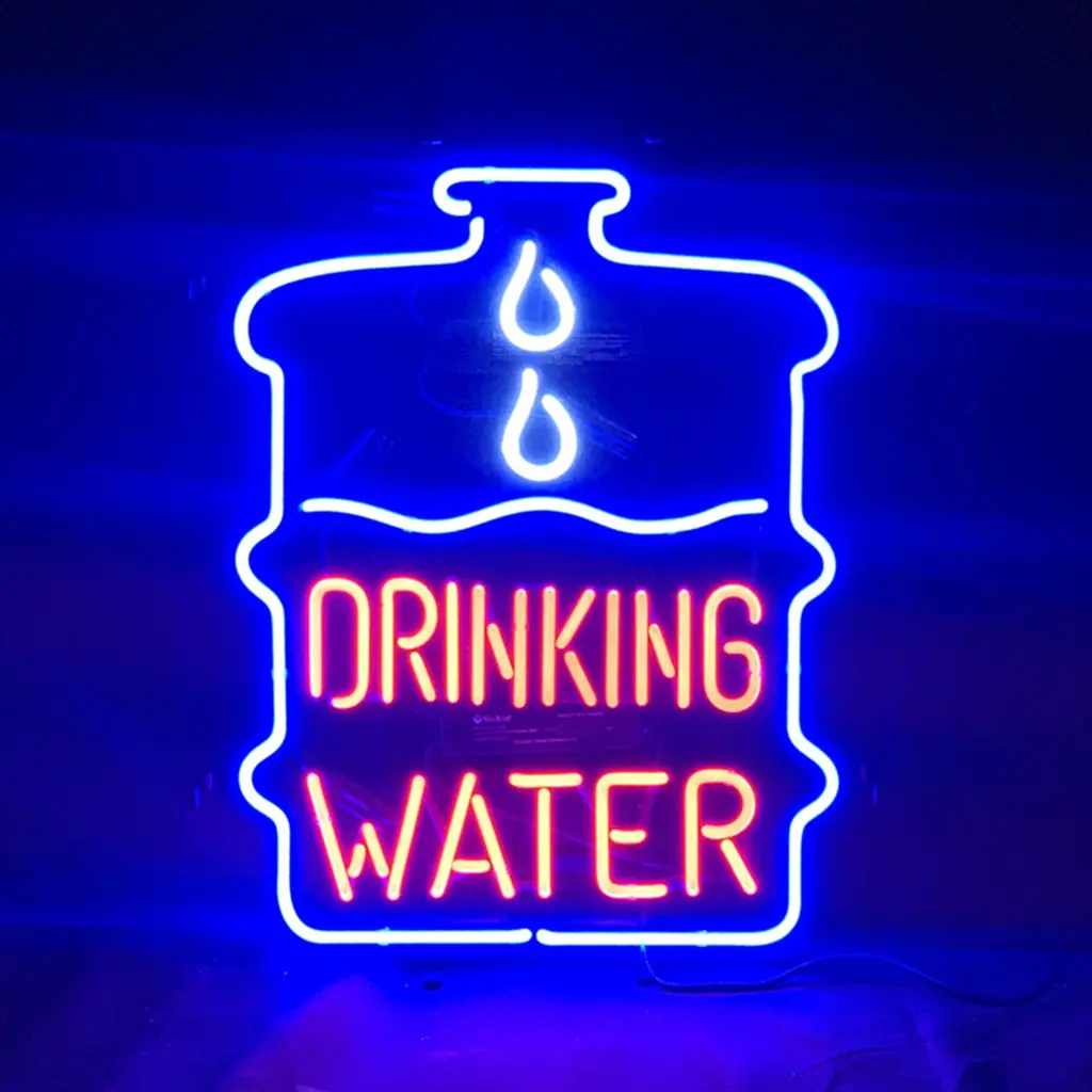 Drinking Water Neon Signs Light 1