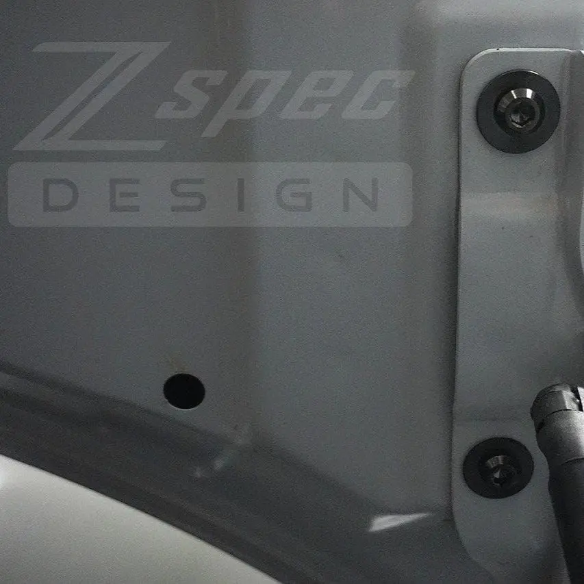Zspec Hood Hinges Fasteners Kit For '18+ Stinger Gt, Titanium 1
