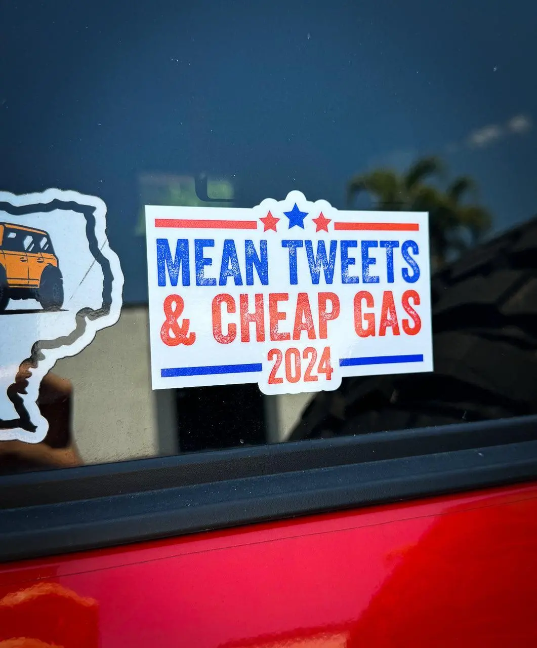 Mean Tweets And Cheap Gas 2024 Sticker - Universal 1