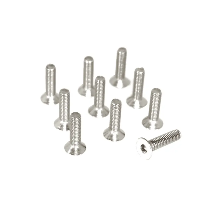Zspec M8-1.25X16mm Flat-Head Fhsc Fasteners, Stainless, 10-Pack 1