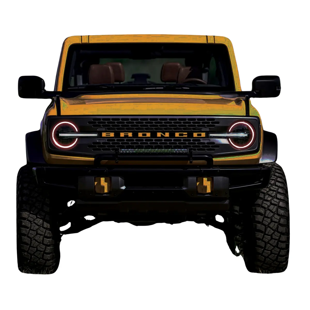 Ford Bronco Multicolor Rgbw Drl Boards (2021-2024) 1