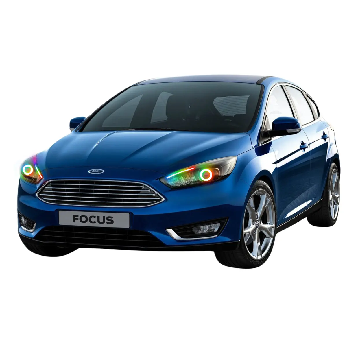 Ford Focus Rs/St Flow Series/Color Chasing Drl + Halo (2015-2017) 1