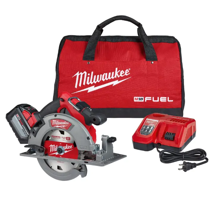Sierra Circular A Batería 7-1/4" 18 V 1 Batería + Cargador | Milwaukee 1