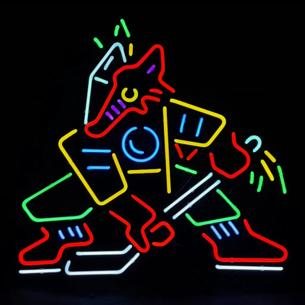 Fox Hockey Neon Signs Light 1