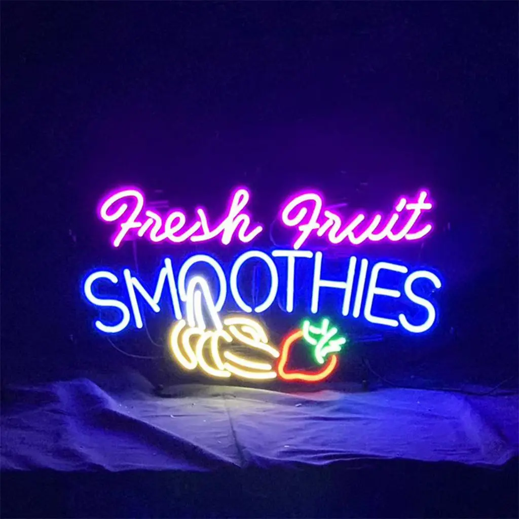 Fresh Fruit Smoothies Neon Light Sign 1