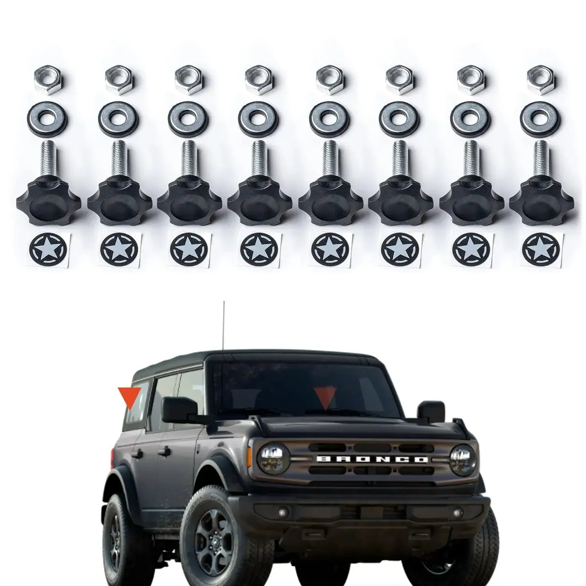Bronco Gp-Star Tie-Down Bolt Set 1