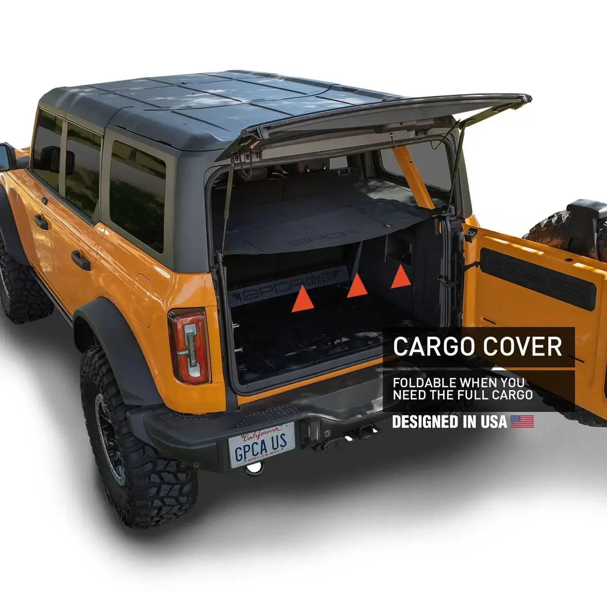 Ford Bronco 4Dr Cargo Cover — Hardtop (2021+) 1