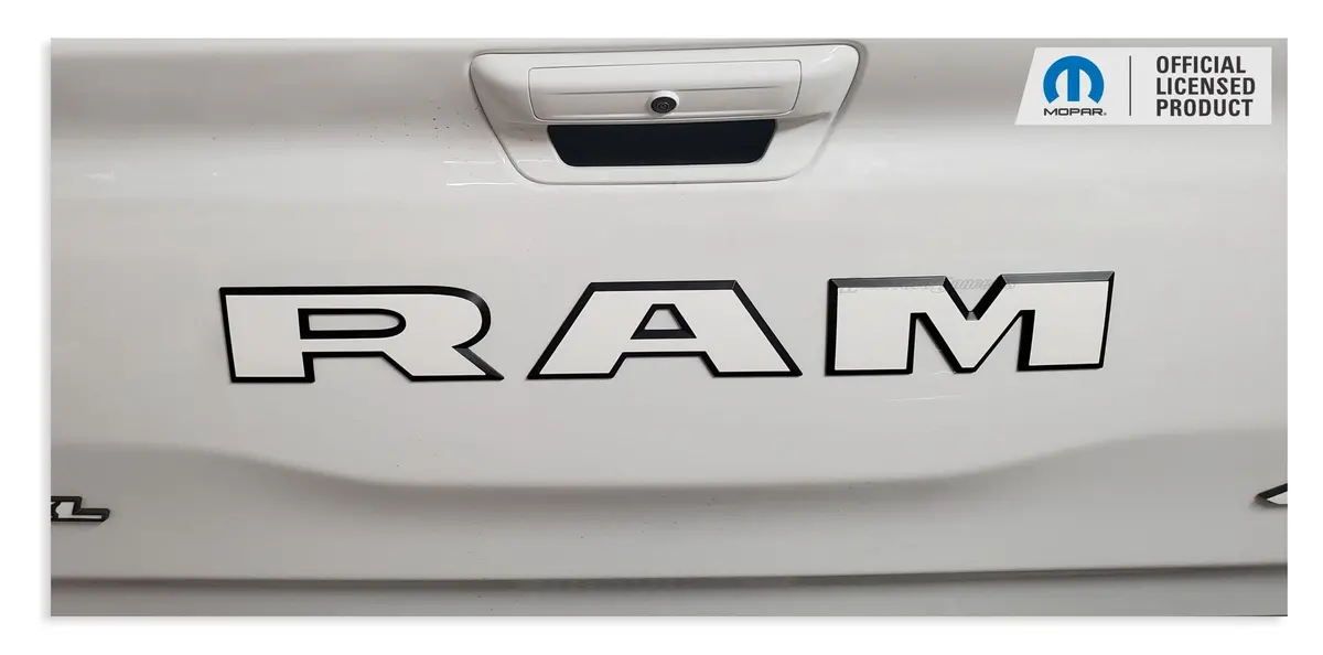 Ram Tailgate Emblem Overlay Decal   - 2025-2026 Ram 2500 1