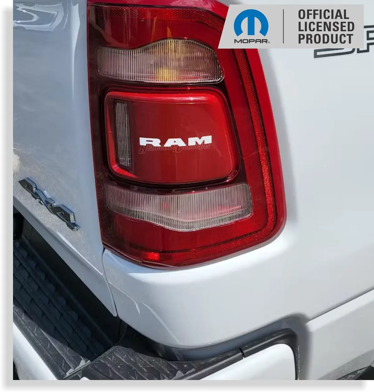Ram Tail Light Lettering Decal - 2019-2024 Ram 1