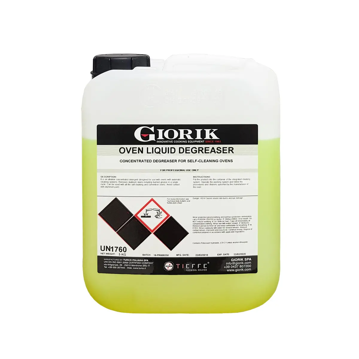 Giorik Oven Liquid Degreaser 1