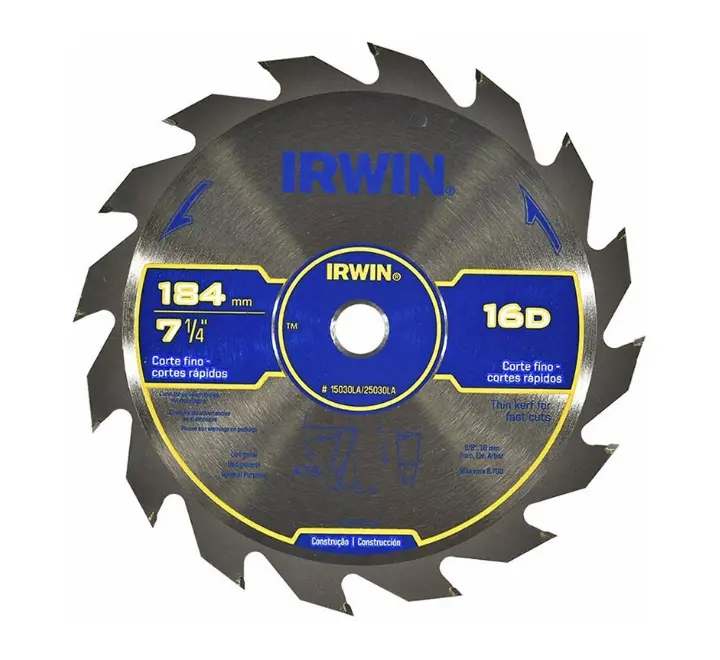 Sierra Circular 7-1/4" X 24T Irwin | Irwin 1