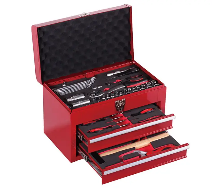 Caja De Herramientas 3 Gavetas 15" 74 Piezas | Big Red 1