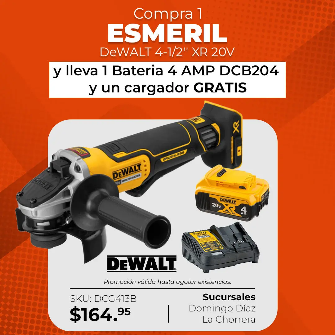 Esmeril Angular 7" 2400 W | Dewalt 1