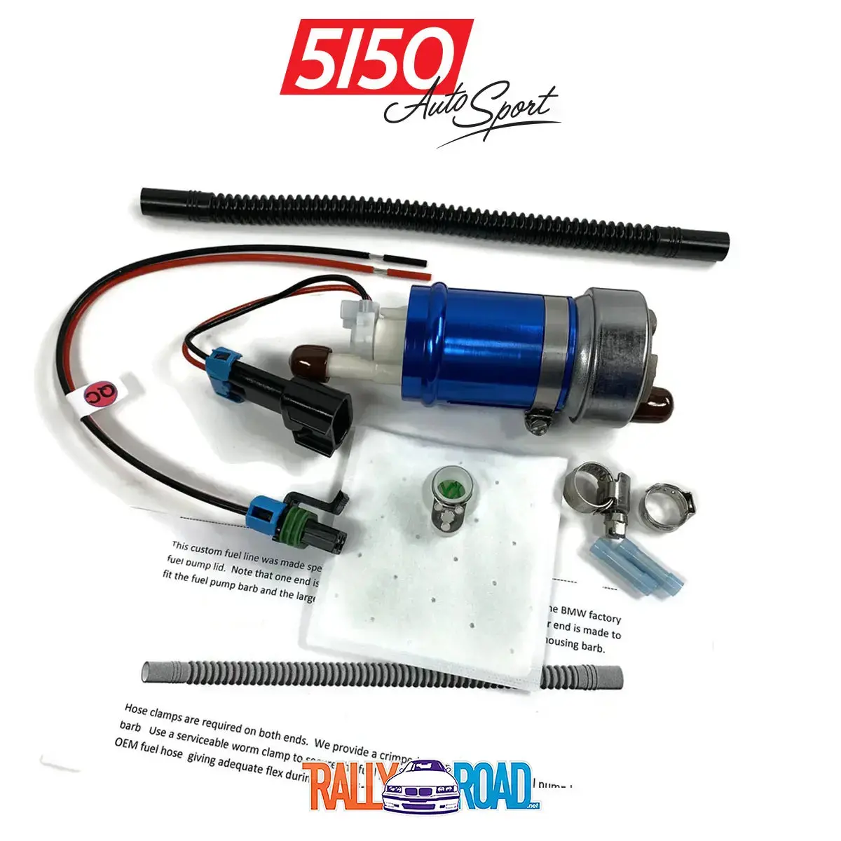 Rally Road Walbro 485 Fuel Pump Kit, Bmw E36 1