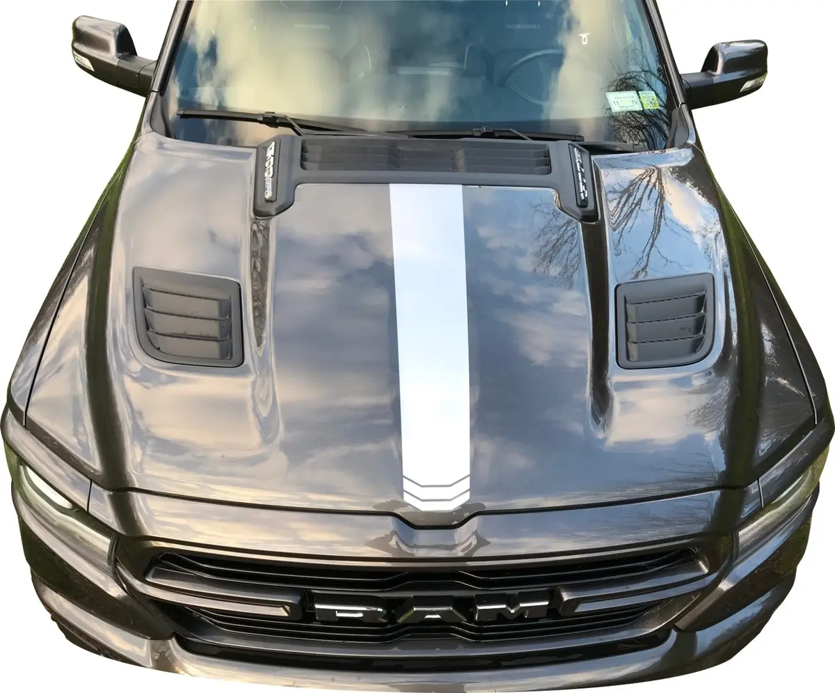 Center Hood Stripe - 2019-2024 Ram Rebel & Sport Hood 1