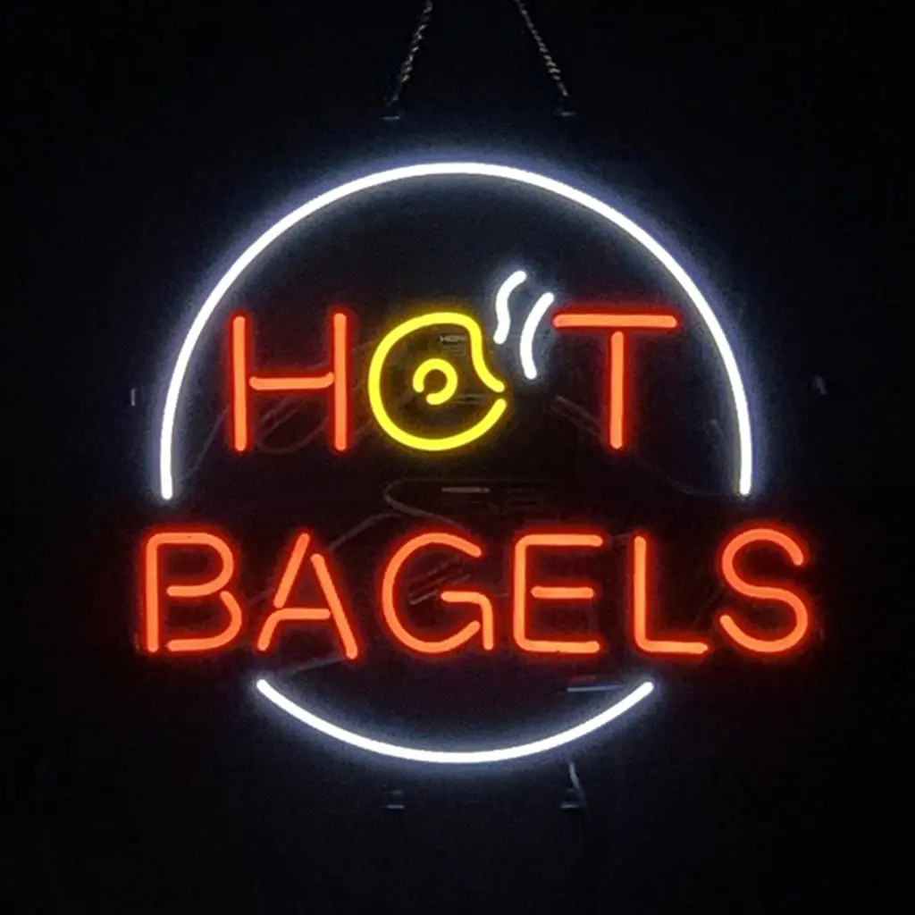 Hot Bagels Neon Signs Light 1