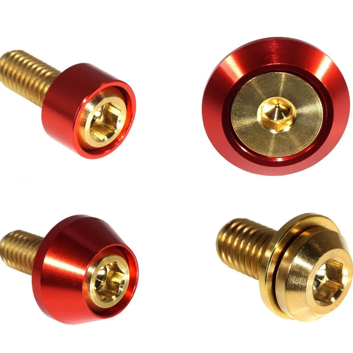 Zspec Stage-2 Dress Up Bolts® Fastener Kit For '05-21 Nissan Frontier D40, Titanium & Billet 8