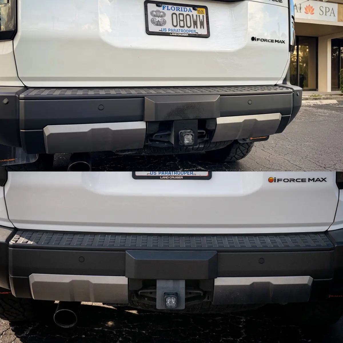 Acrylic Hitch Fade Fix Plate - 2024+ Land Cruiser 1