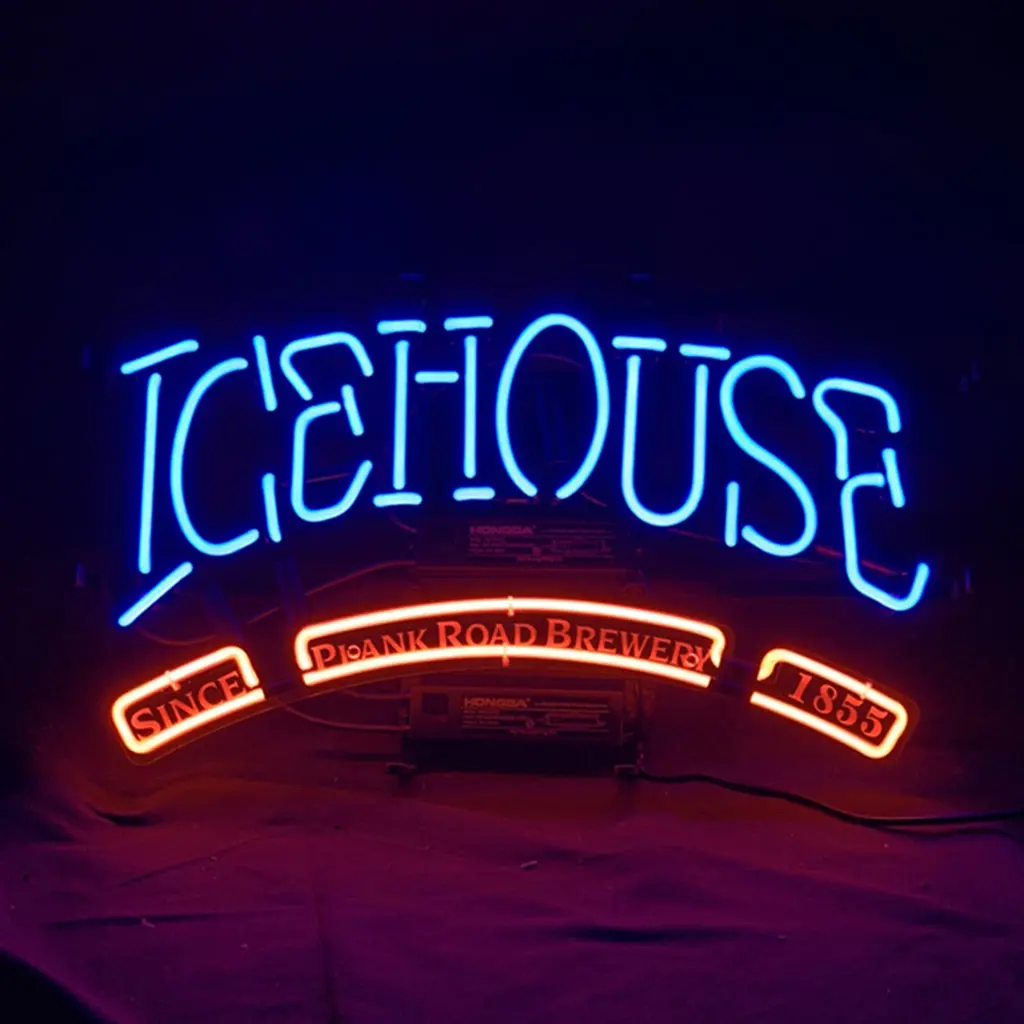 Icehouse Since Plank Road Brewery 1855 Neon Signs 1