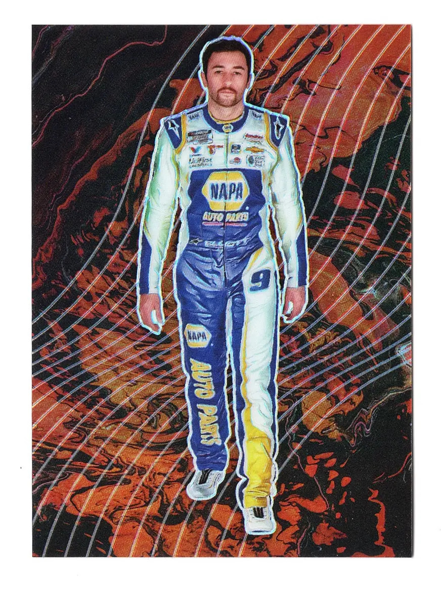 Chase Elliott 2021 Panini Prizm Racing Lava Flow Ultra Rare Ssp Case Hit Nascar Collectible Insert Trading Card #Lf-3 1