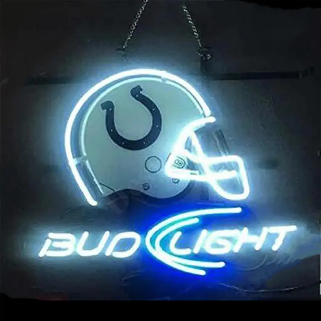 Indianapolis Colts Helmet Bud Light Neon Signs 1