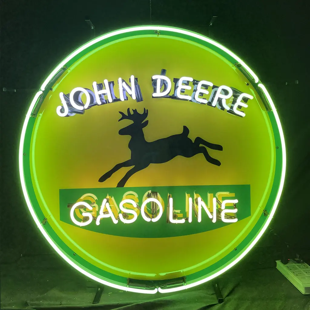 John Deere Gasoline Neon Signs 1