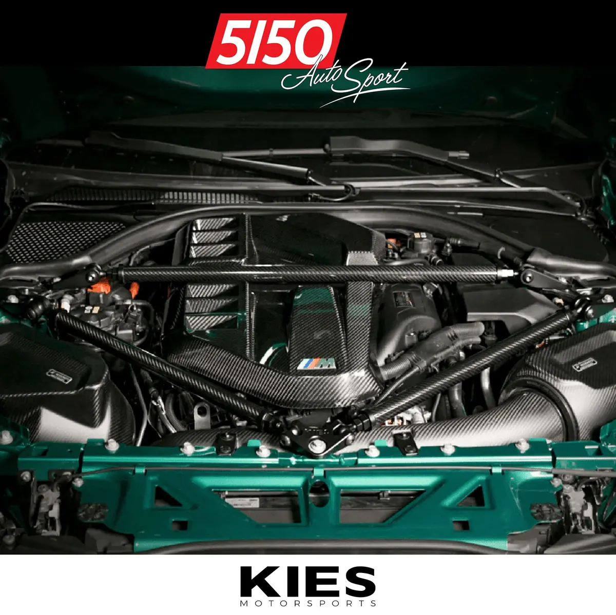 Kies Motorsports Executive Line Carbon Fiber Strut Brace, Bmw G8x M 1