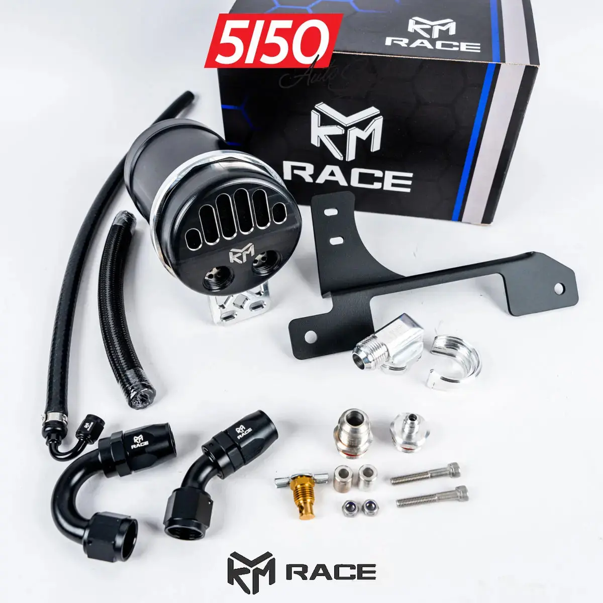 Klm Race Billet Oil Catch Can Kit, Bmw M240i / M340i B58 1