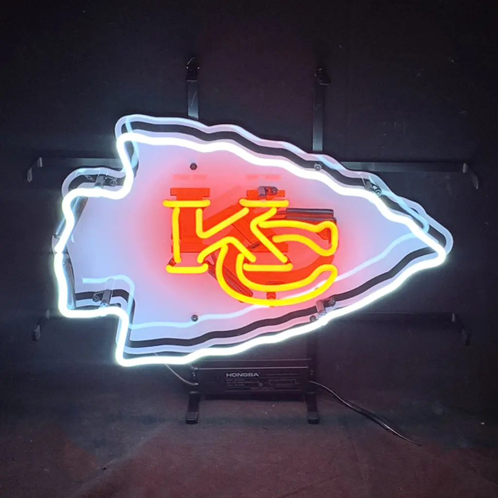 Kansas City Chiefs Kc Football Logo Neon Signs 1