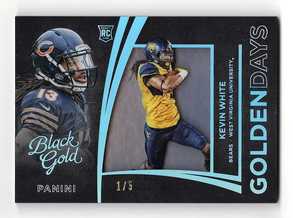 Kevin White 2015 Panini Black Gold Football Golden Days Rookie Collectible Trading Card #1/5 1