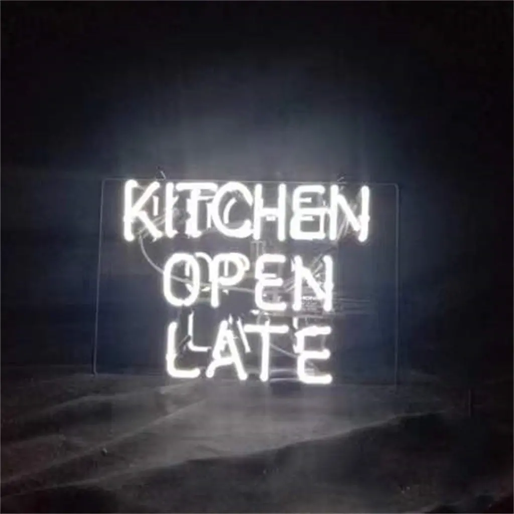 Kitchen Open Late Neon Signs 1