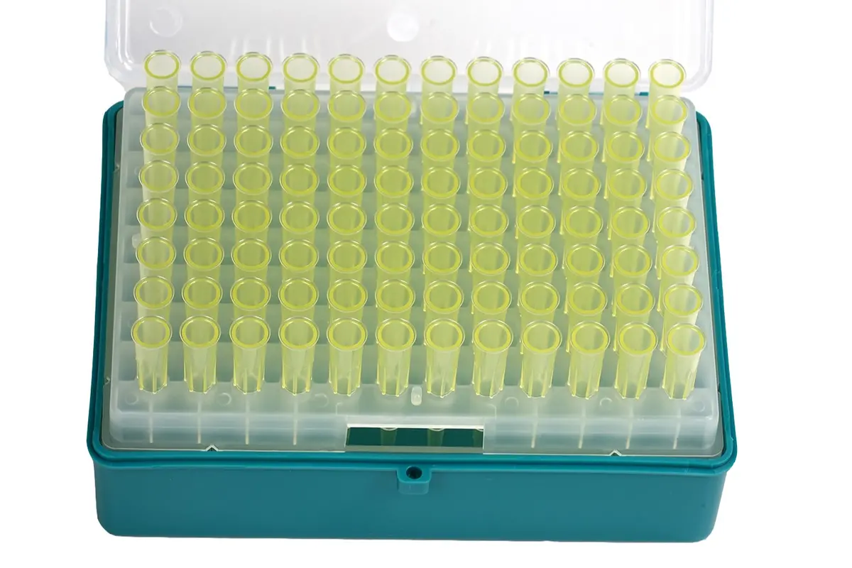Pipet Tip, 1-200Ul, Yellow, 96 Rack 1