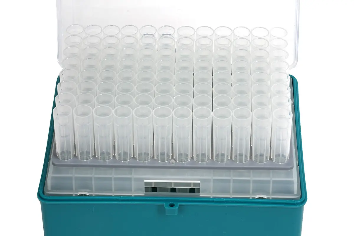 Pipet Tip, 100-1250Ul, Blue, 96 Rack 1