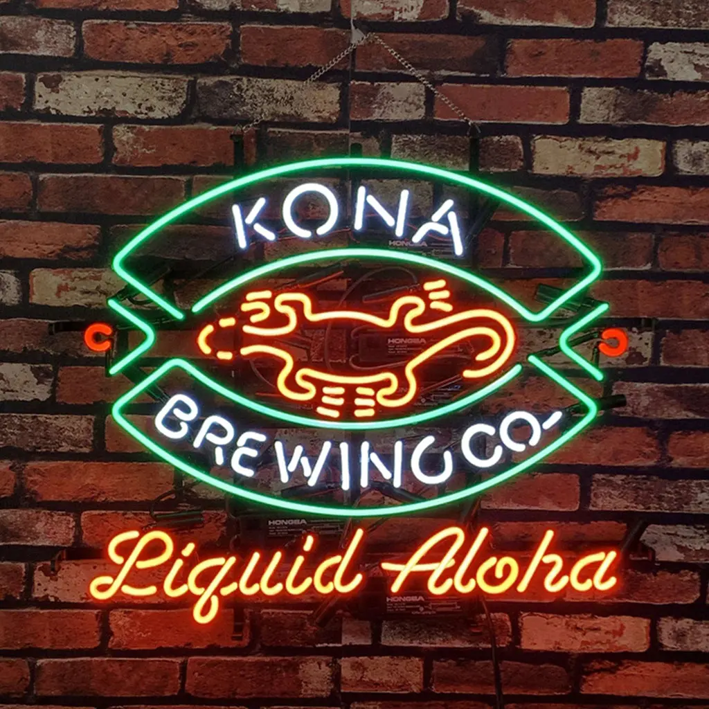 Kona Brewing Co. Liquid Aloha Neon Light Sign 1