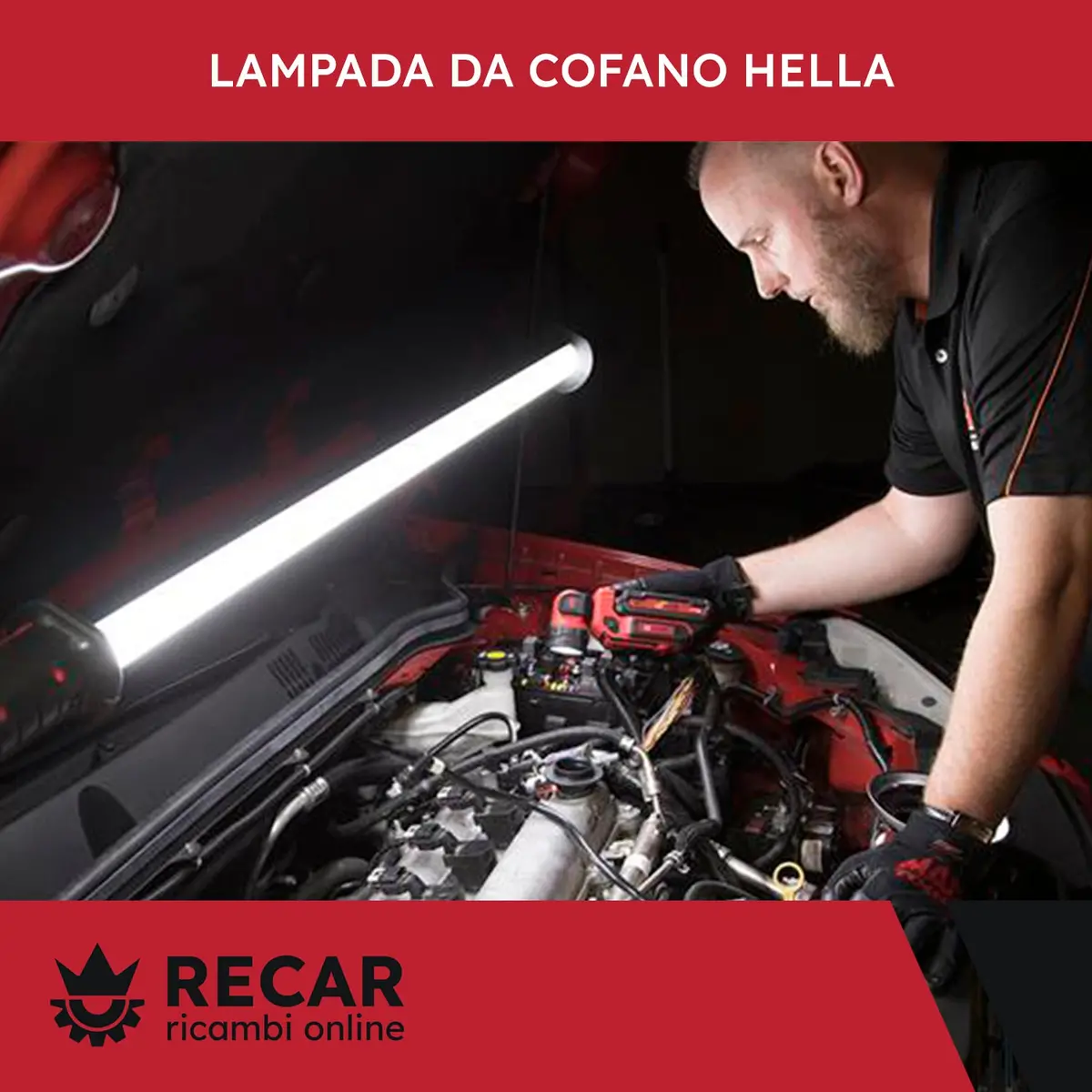 Lampada Da Cofano Hella 1
