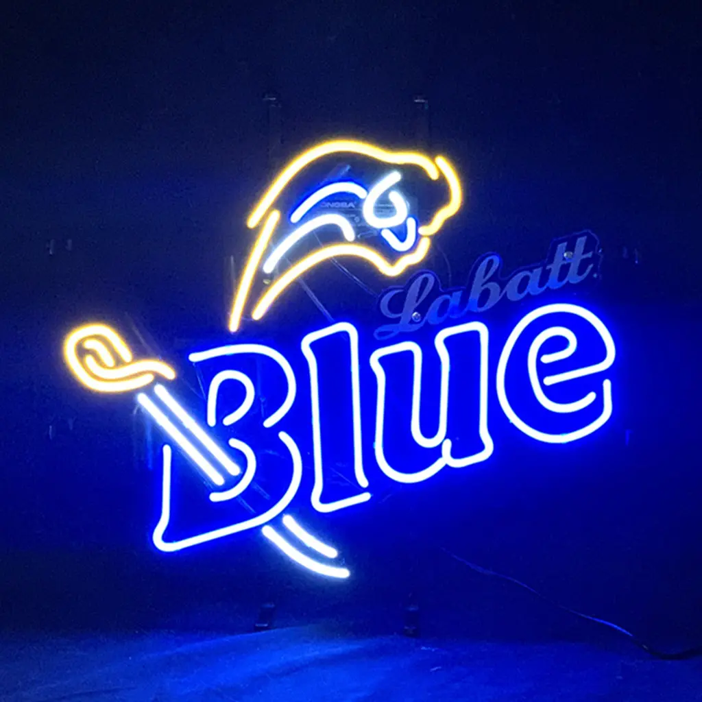 Labatt Blue Beer Rams Neon Signs 1