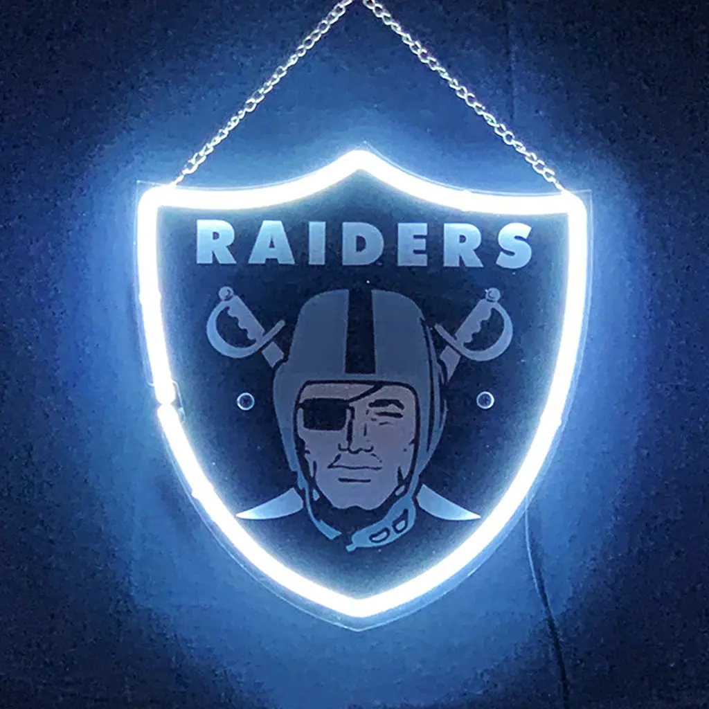 Las Vegas Raiders Acrylic Neon Signs 1