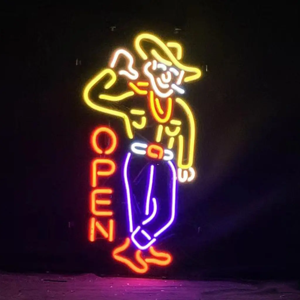 Las Vegas Cowboy Open Neon Signs 1