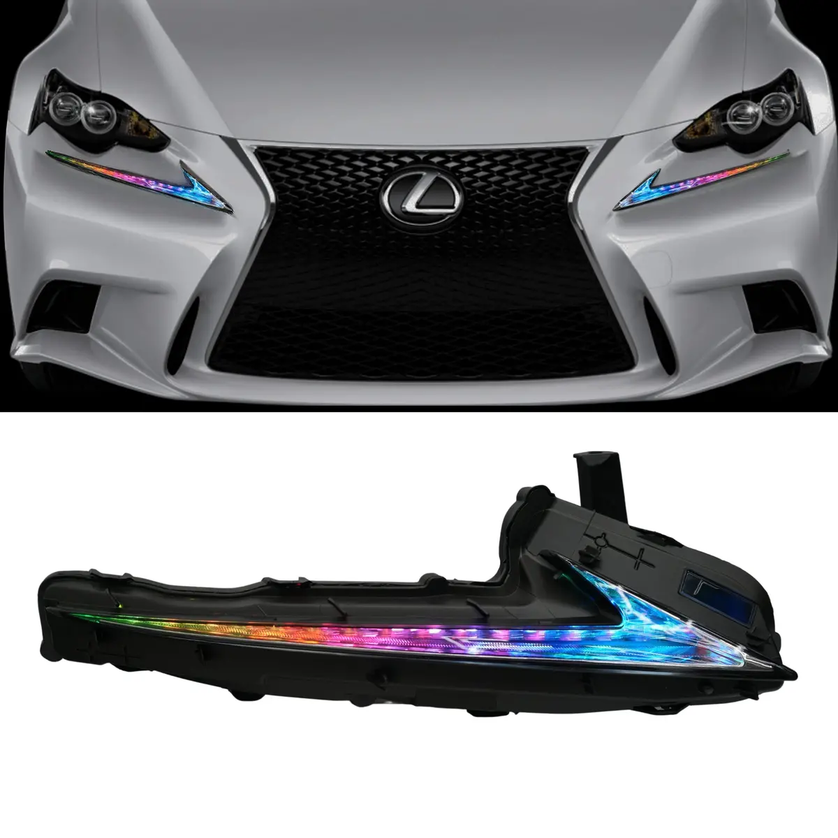 Lexus Is Multicolor Flow Series Drl Boards (2014-2020) 1